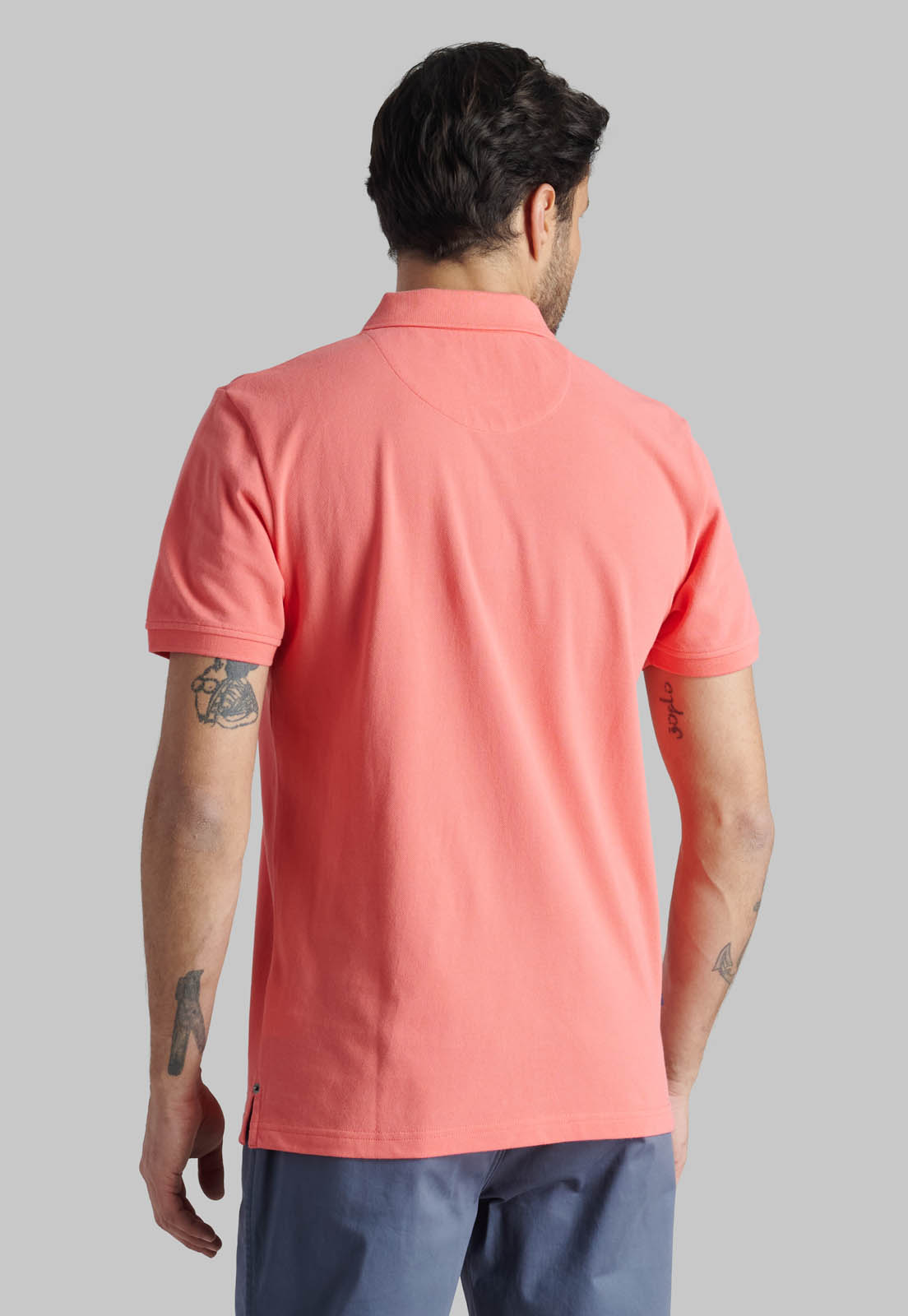 POLERA PIQUE BASICA LT CORAL - 4