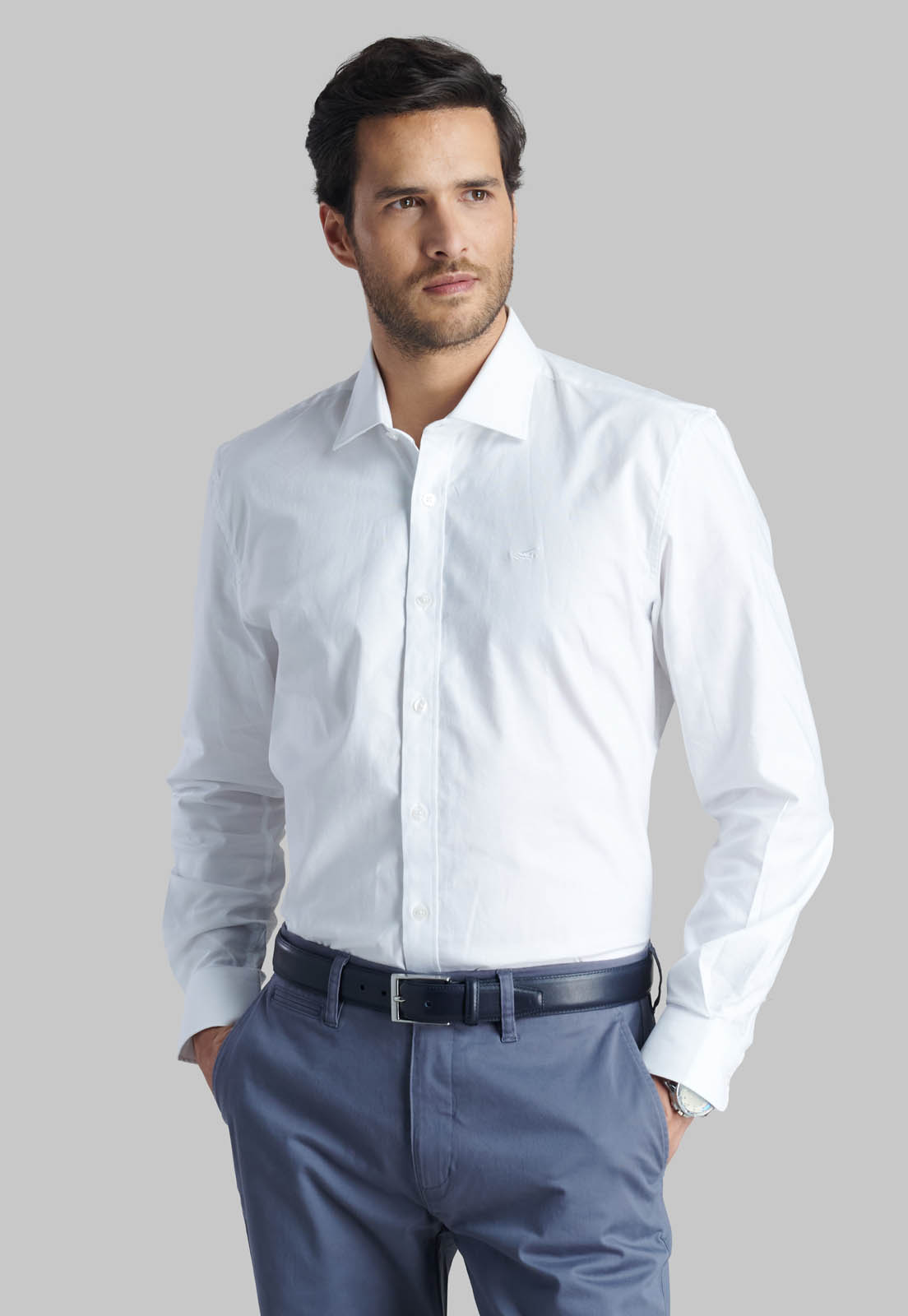 CAMISA OXFORD SPORT WHITE - 1