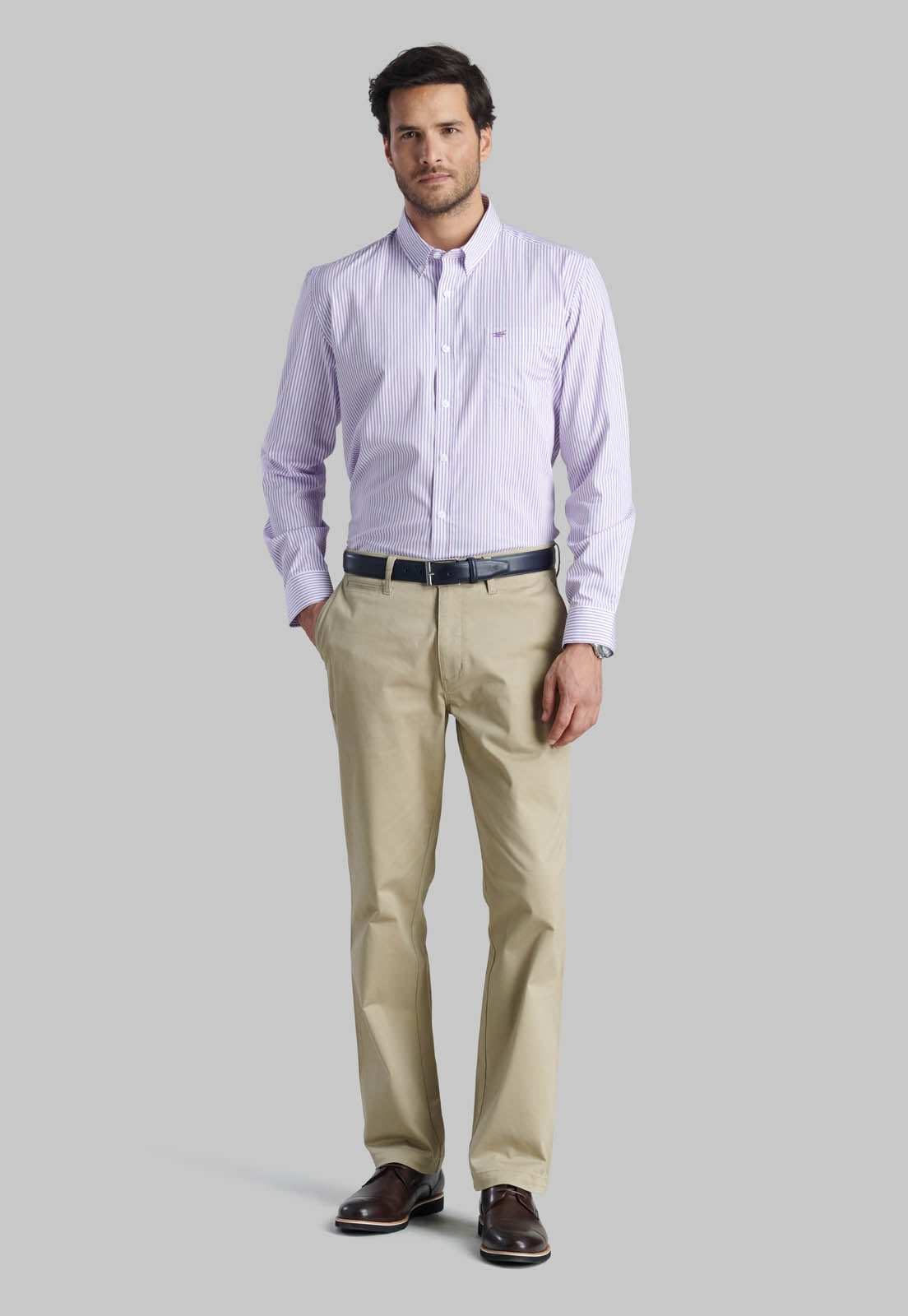 CAMISA FAIRFIELD LILA - 2