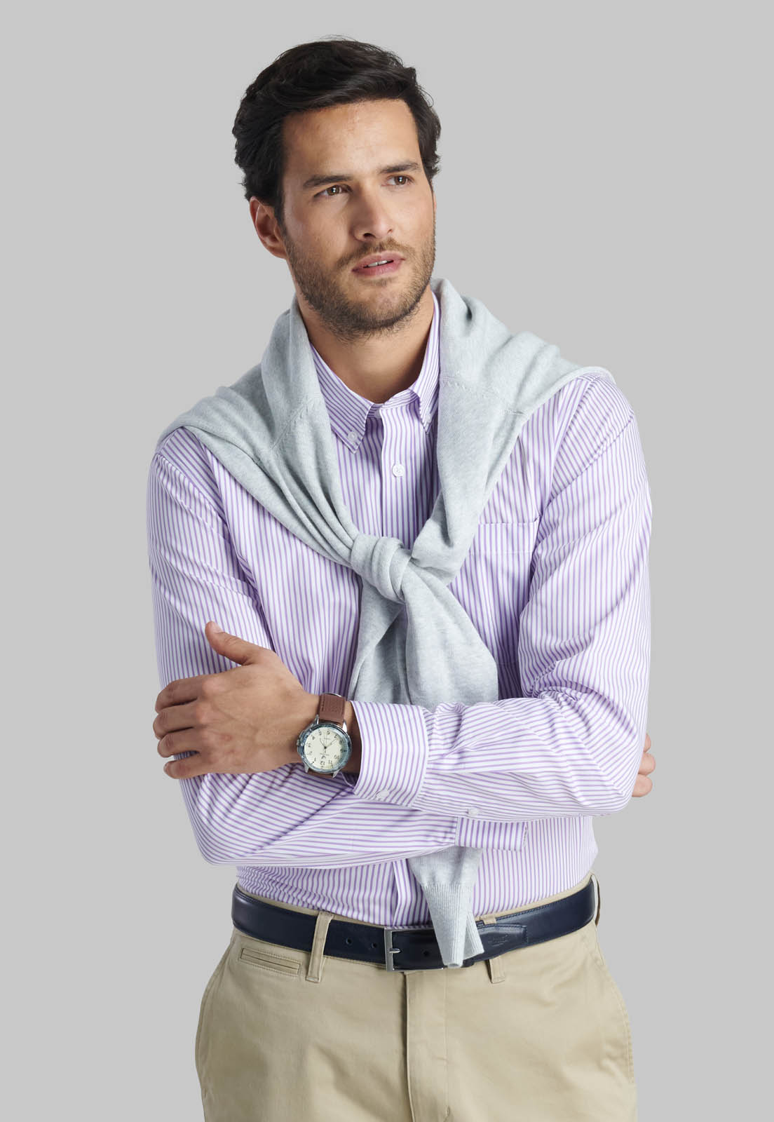 CAMISA FAIRFIELD LILA - 5