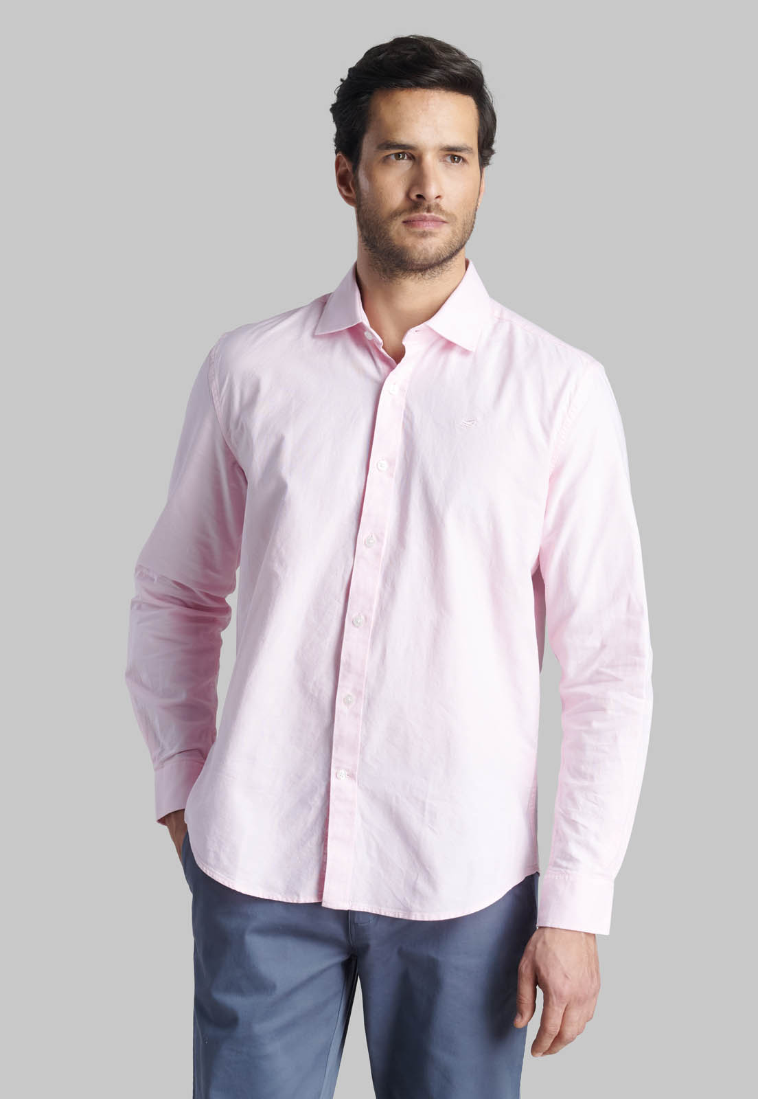 CAMISA PINK SPORT OXFORD - 1