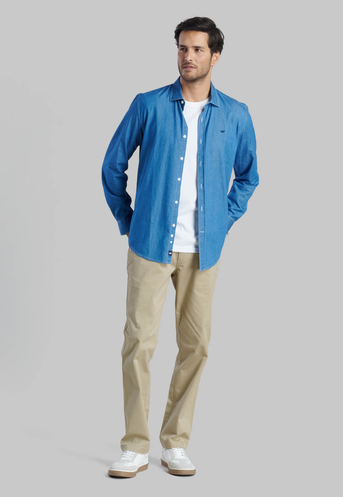 CAMISA DENIM MANHATTAN BLUE - 2