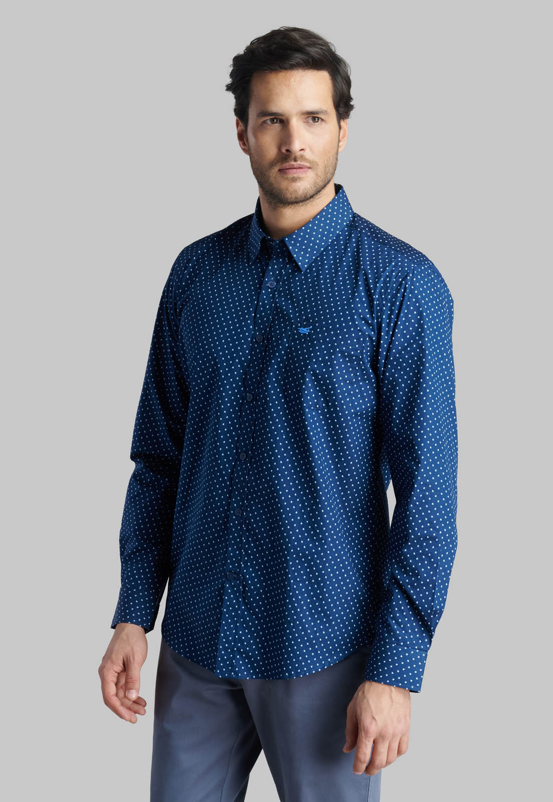 CAMISA ALBANY BLUE - 1