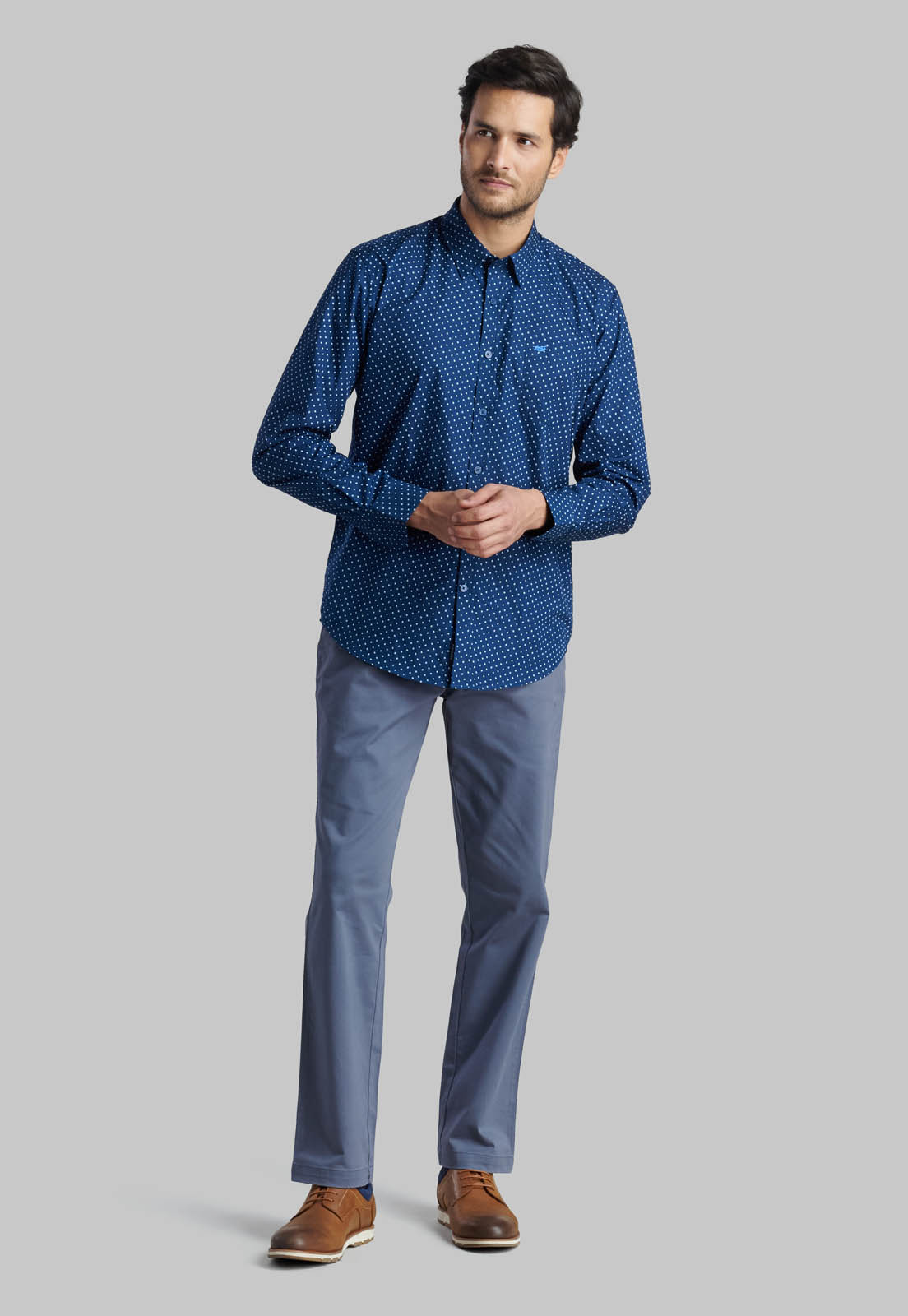 CAMISA ALBANY BLUE - 2