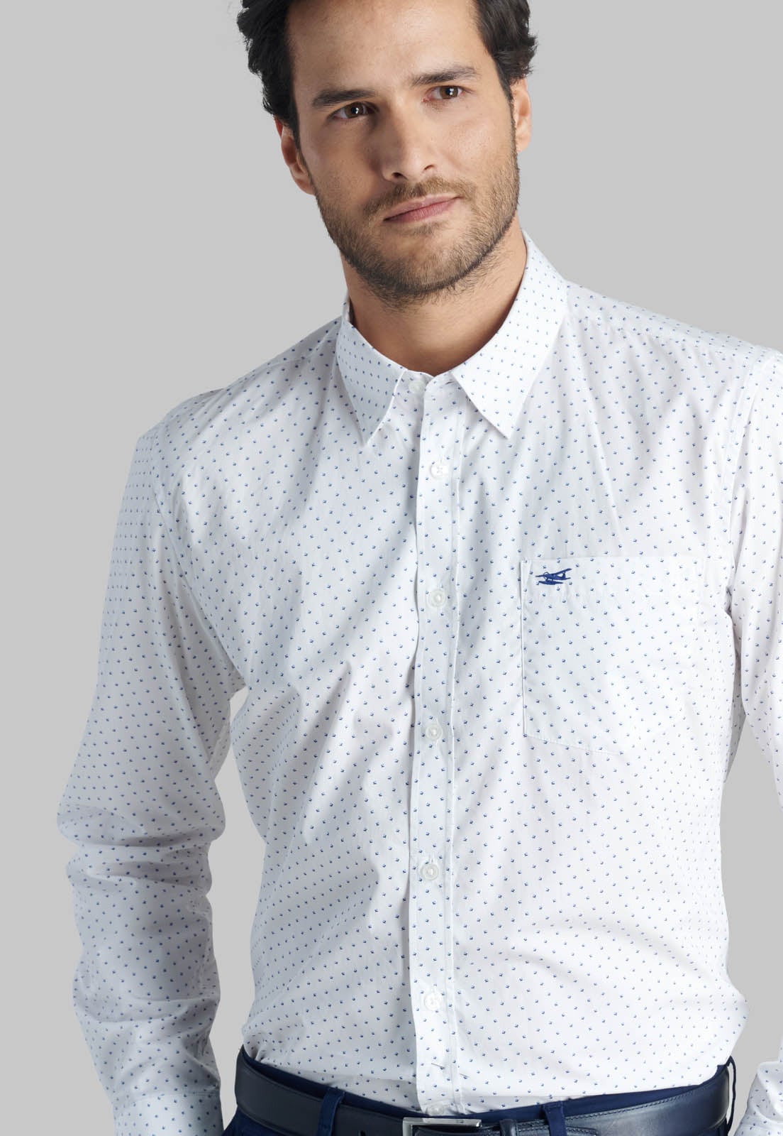CAMISA ALBANY WHITE - 3