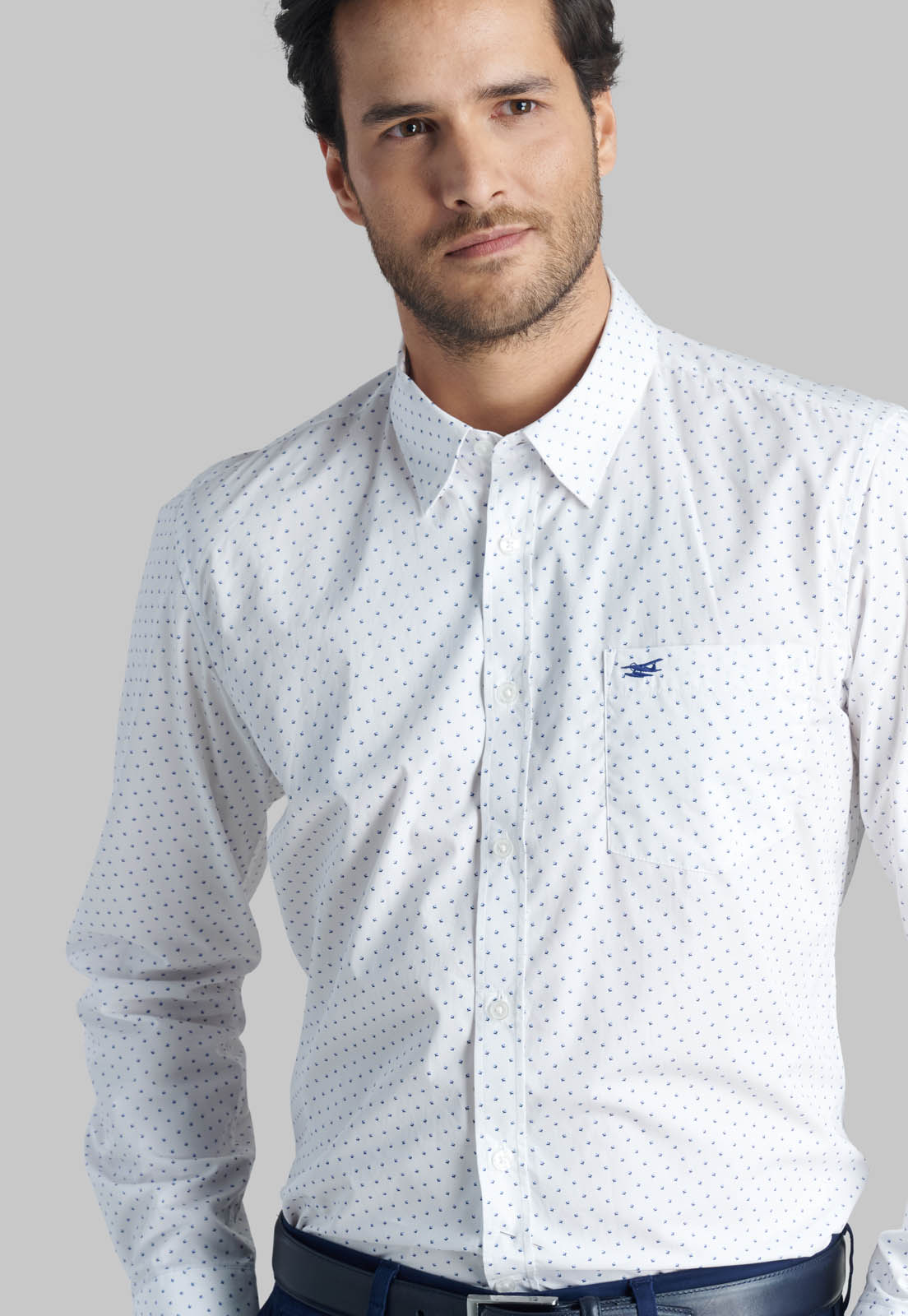CAMISA ALBANY WHITE - 3