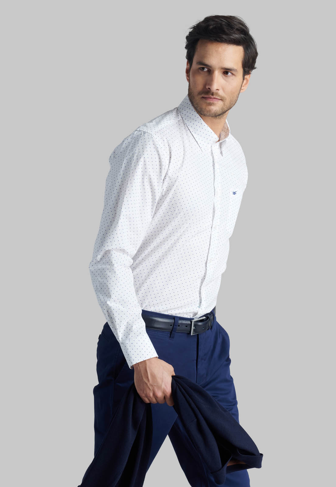 CAMISA ALBANY WHITE - 5