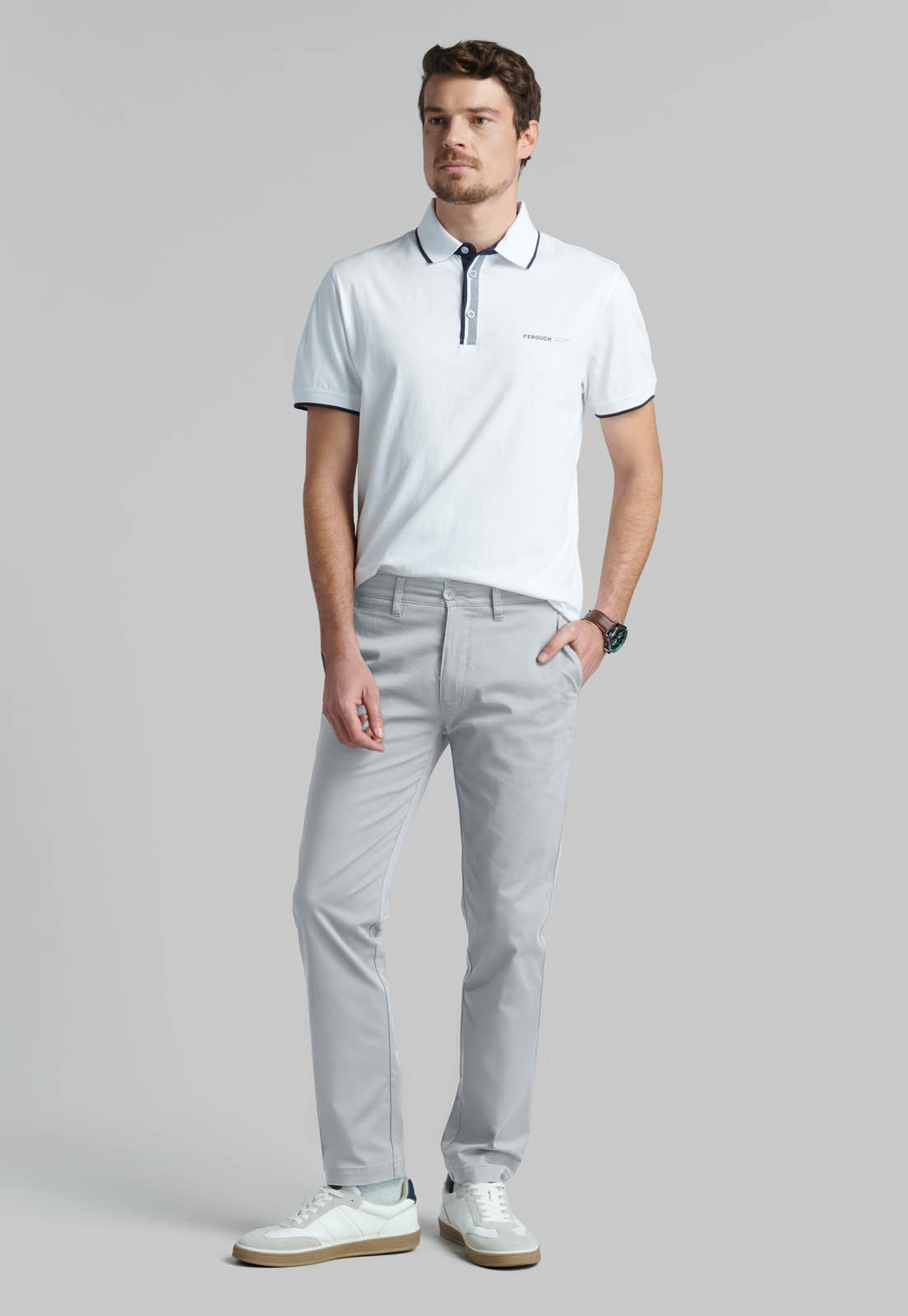 PANTALON TWILL SLIM /31 BUSINESS DK ASH - 2