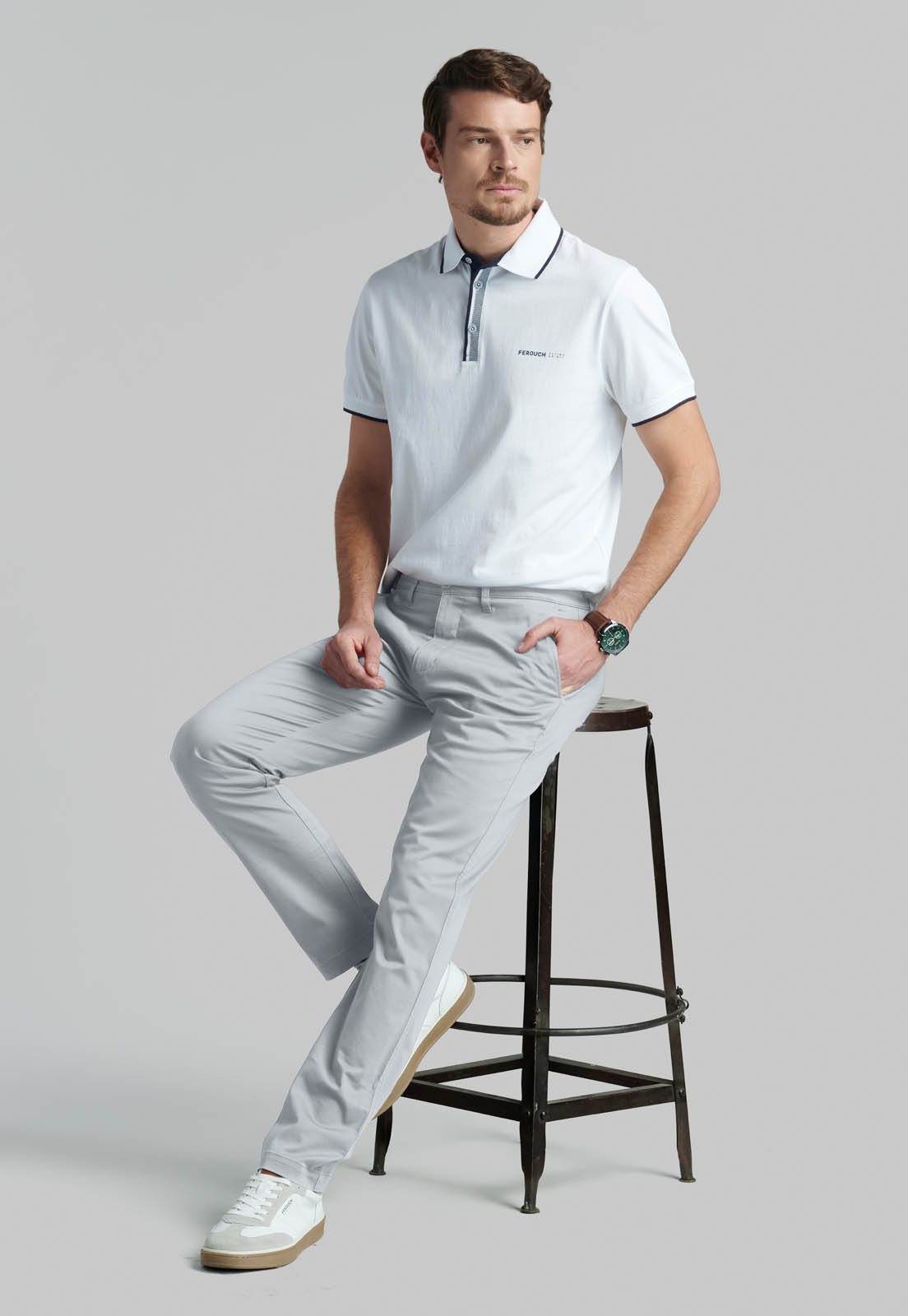 PANTALON TWILL SLIM /31 BUSINESS DK ASH - 5