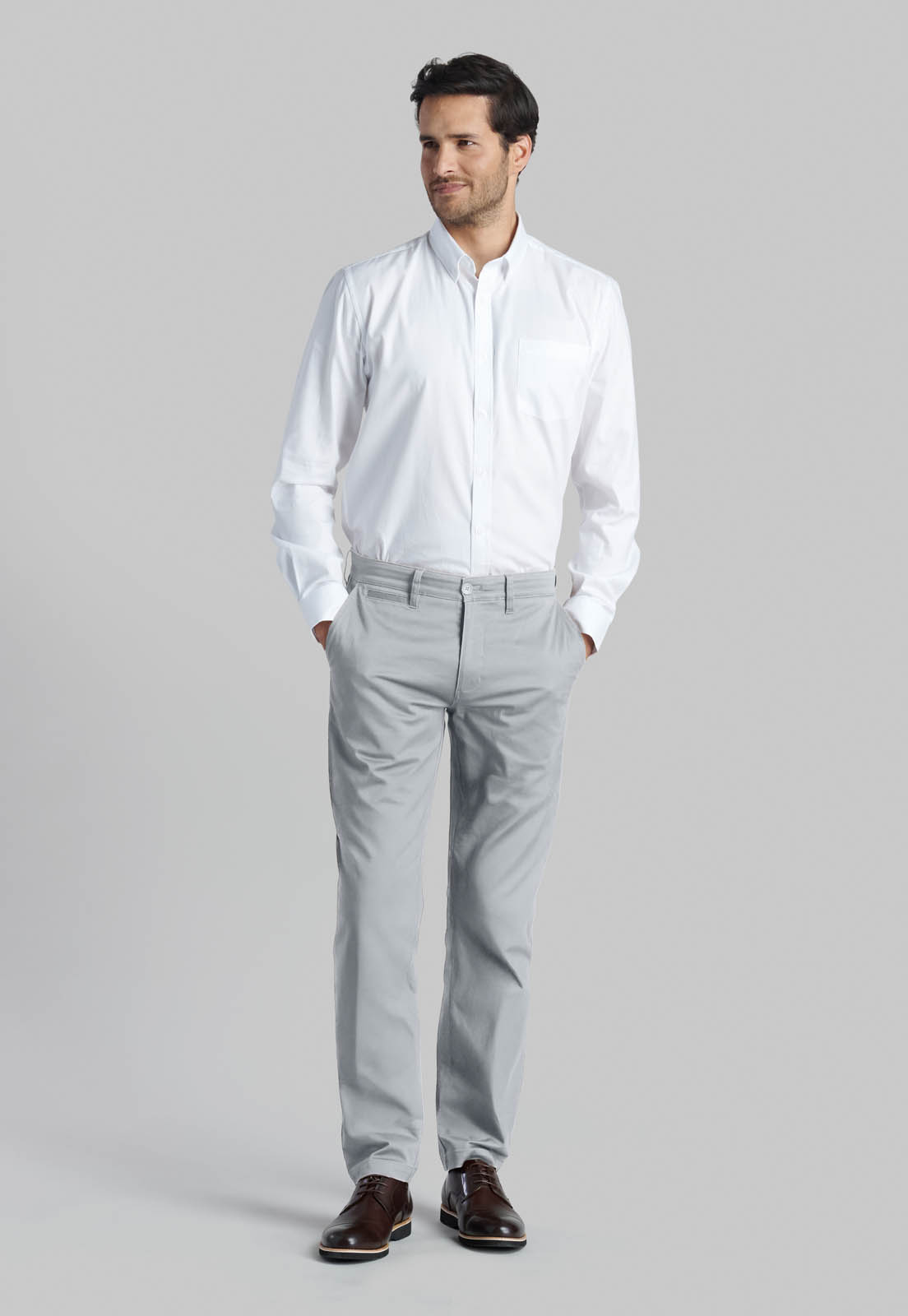 PANTALON TWILL SLIM /33 DK ASH - 2