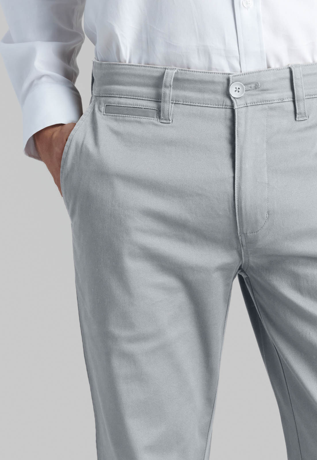 PANTALON TWILL SLIM /33 DK ASH - 3