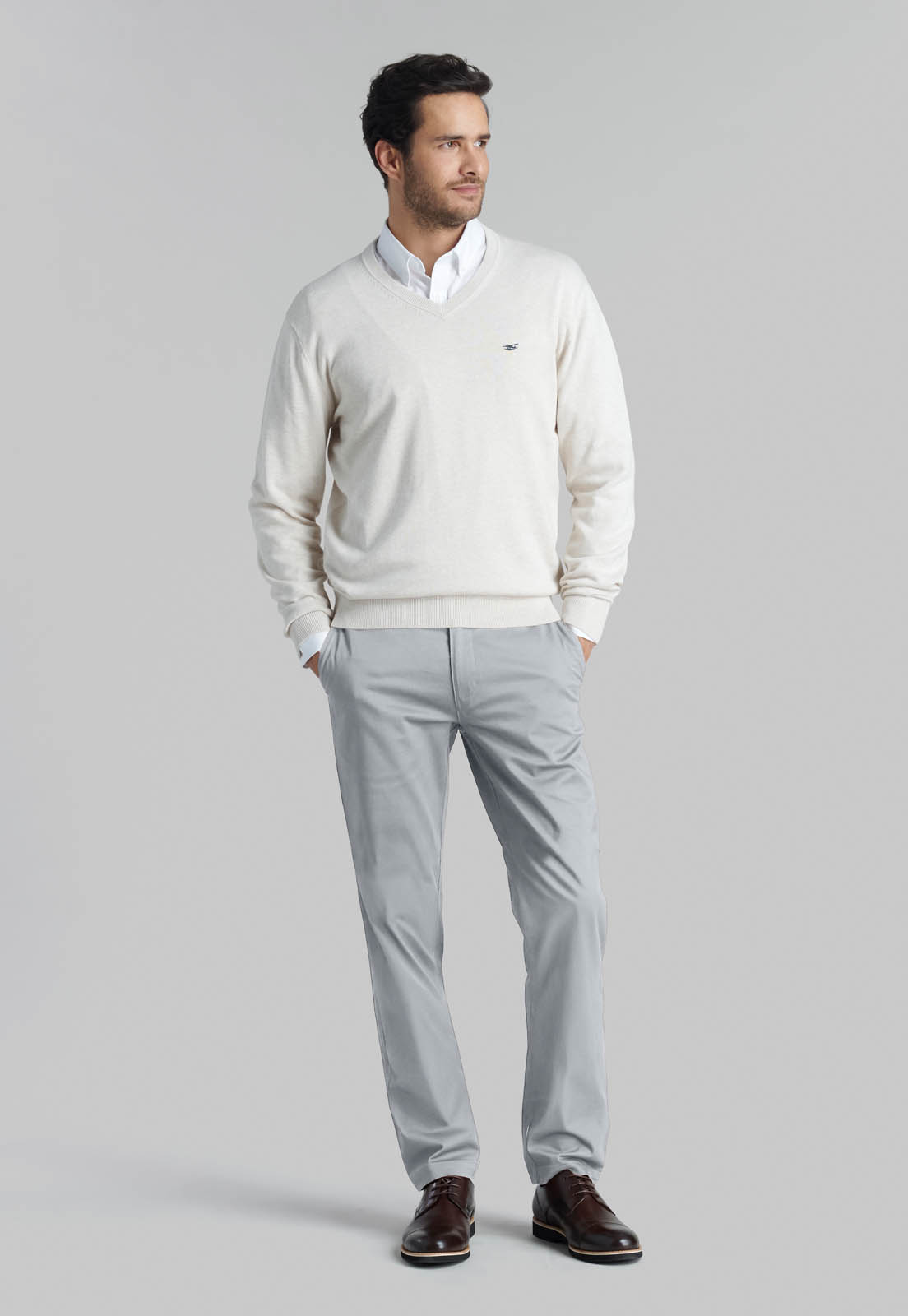 PANTALON TWILL SLIM /33 DK ASH - 5