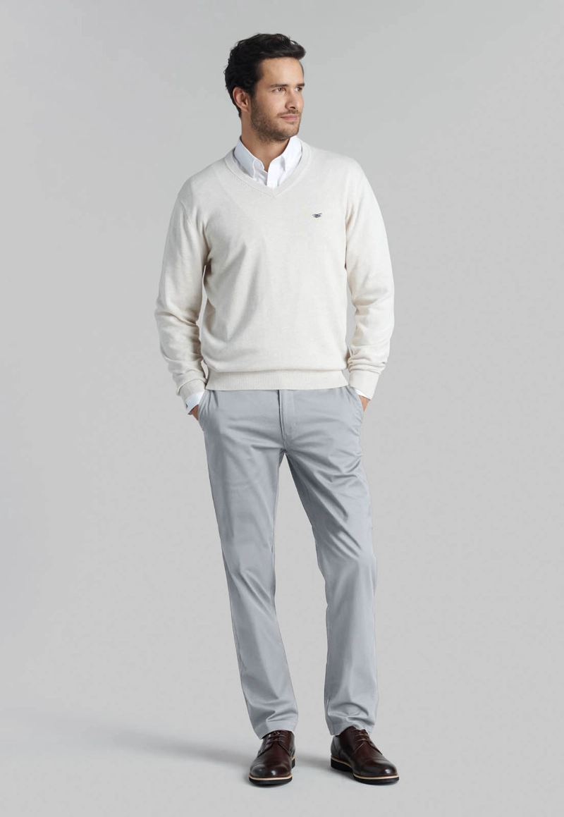 PANTALON TWILL SLIM /33 DK ASH - 5