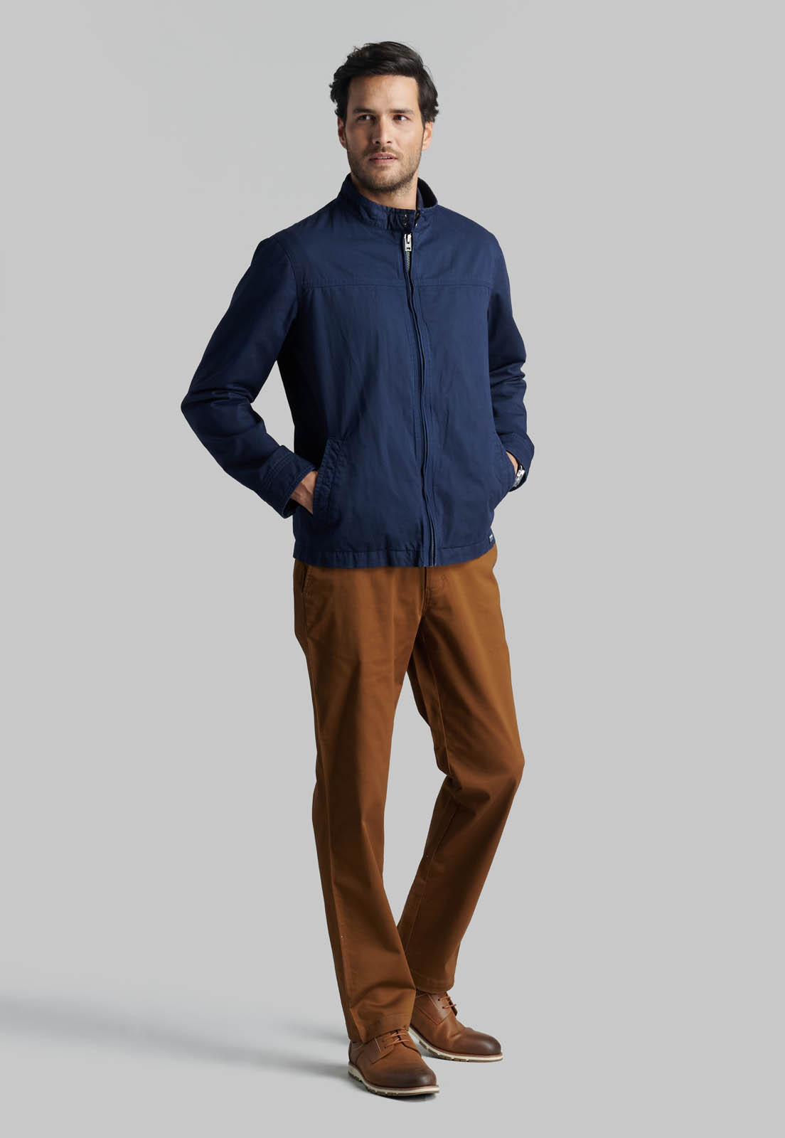 PANTALON BUSINESS TWILL WITHOUT PLEATS L31 CAMEL - 5