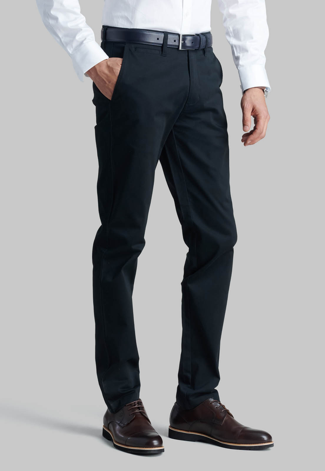 PANTALON BLACK TWILL SLIM /33 - 1
