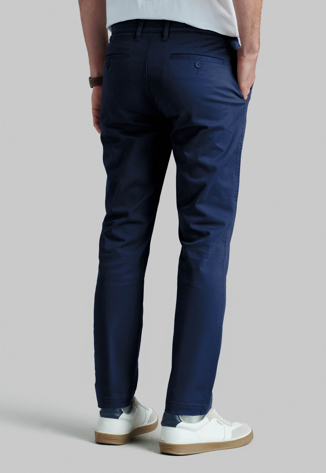 PANTALON TWILL SLIM /31 BUSINESS DK.BLUE - 4