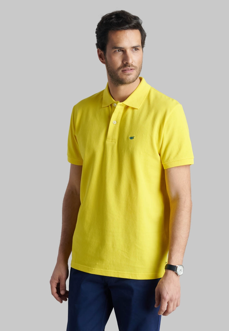 POLERA PIQUE BASICA YELLOW - 1