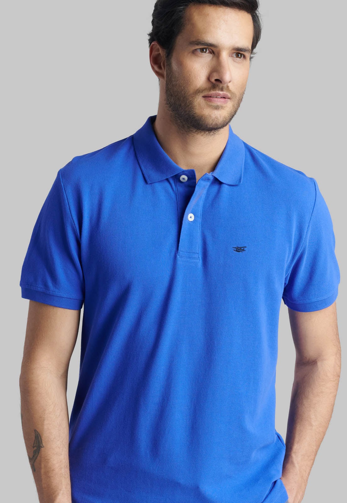 POLERA PIQUE BASICA INDIGO - 3