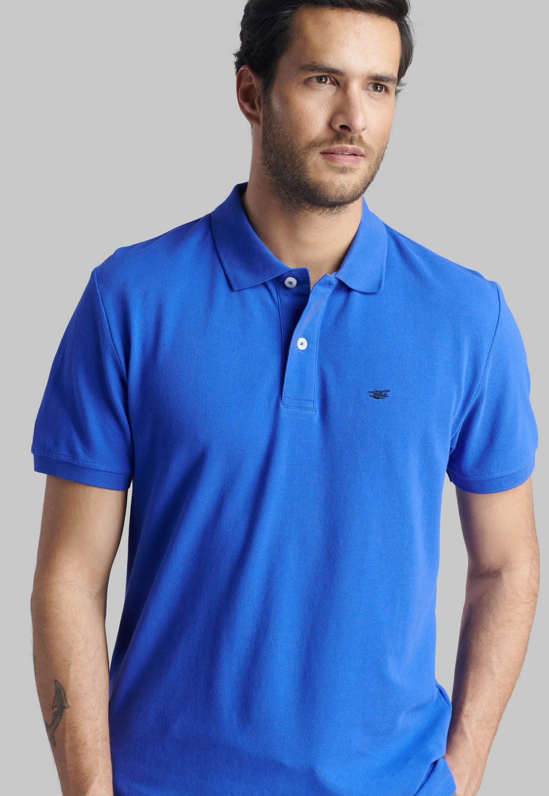 POLERA PIQUE BASICA INDIGO - 3