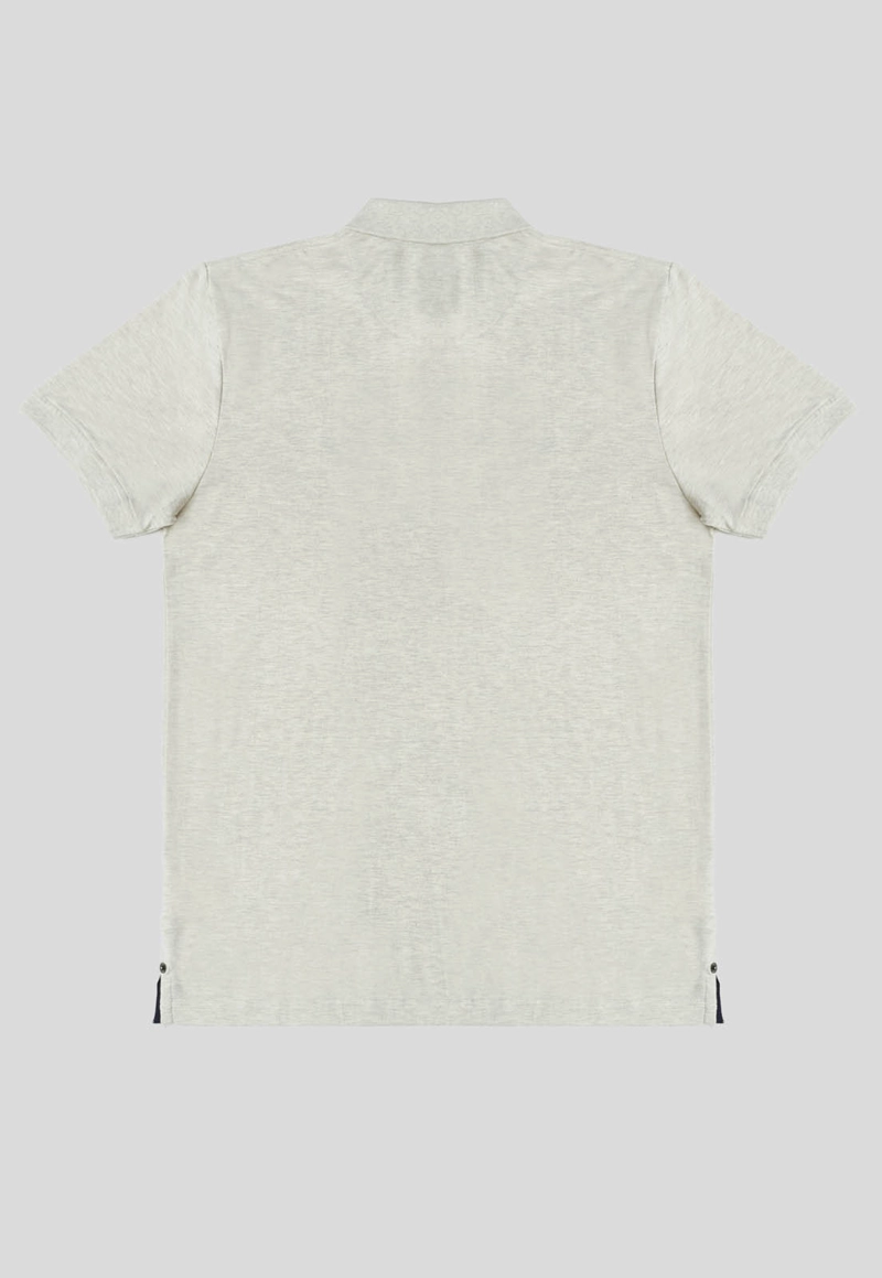 POLERA PIQUE BASICA MARBLE MELANGE - 3