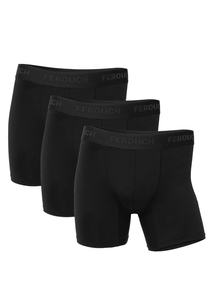 TRI PACK BOXER BLACK - 3