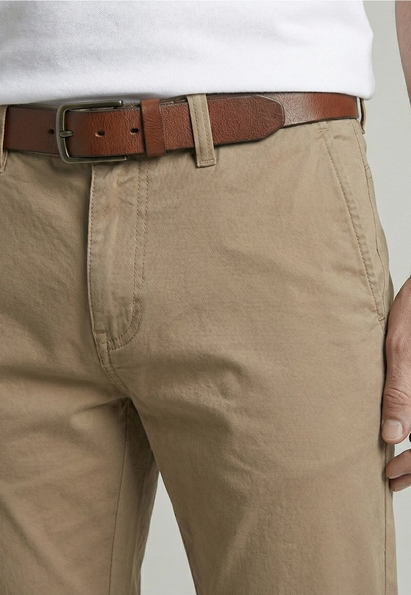 PANTALON SLIM TWILL L/33 KHAKI - 3