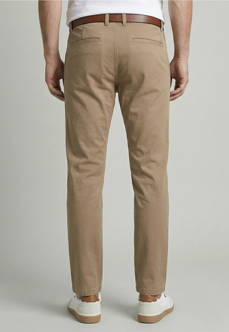 PANTALON SLIM TWILL L/33 KHAKI - 4
