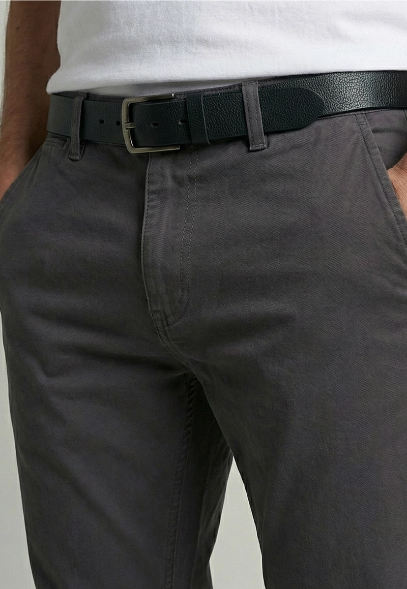 PANTALON TWILL SLIM /31 DK GREY - 3