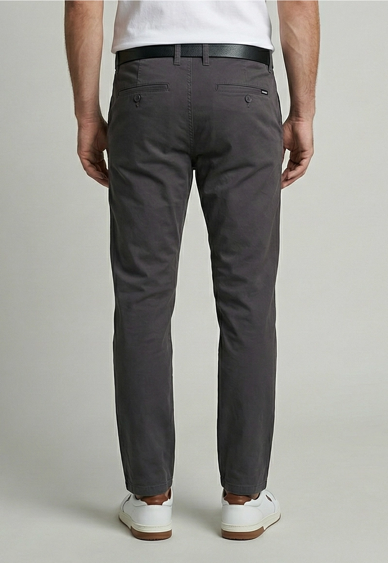 PANTALON TWILL SLIM /31 DK GREY - 4