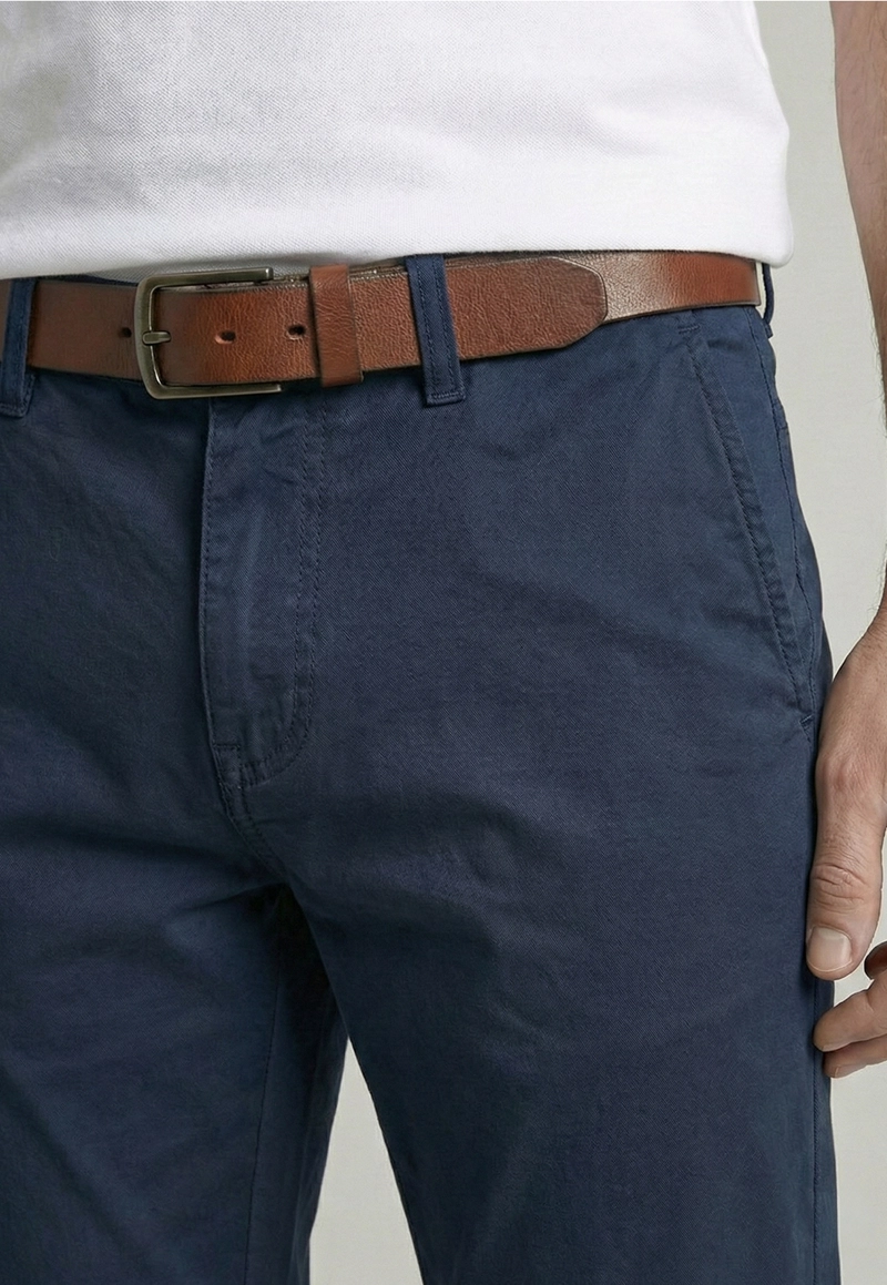 PANTALON SLIM TWILL L/33 STEEL - 3
