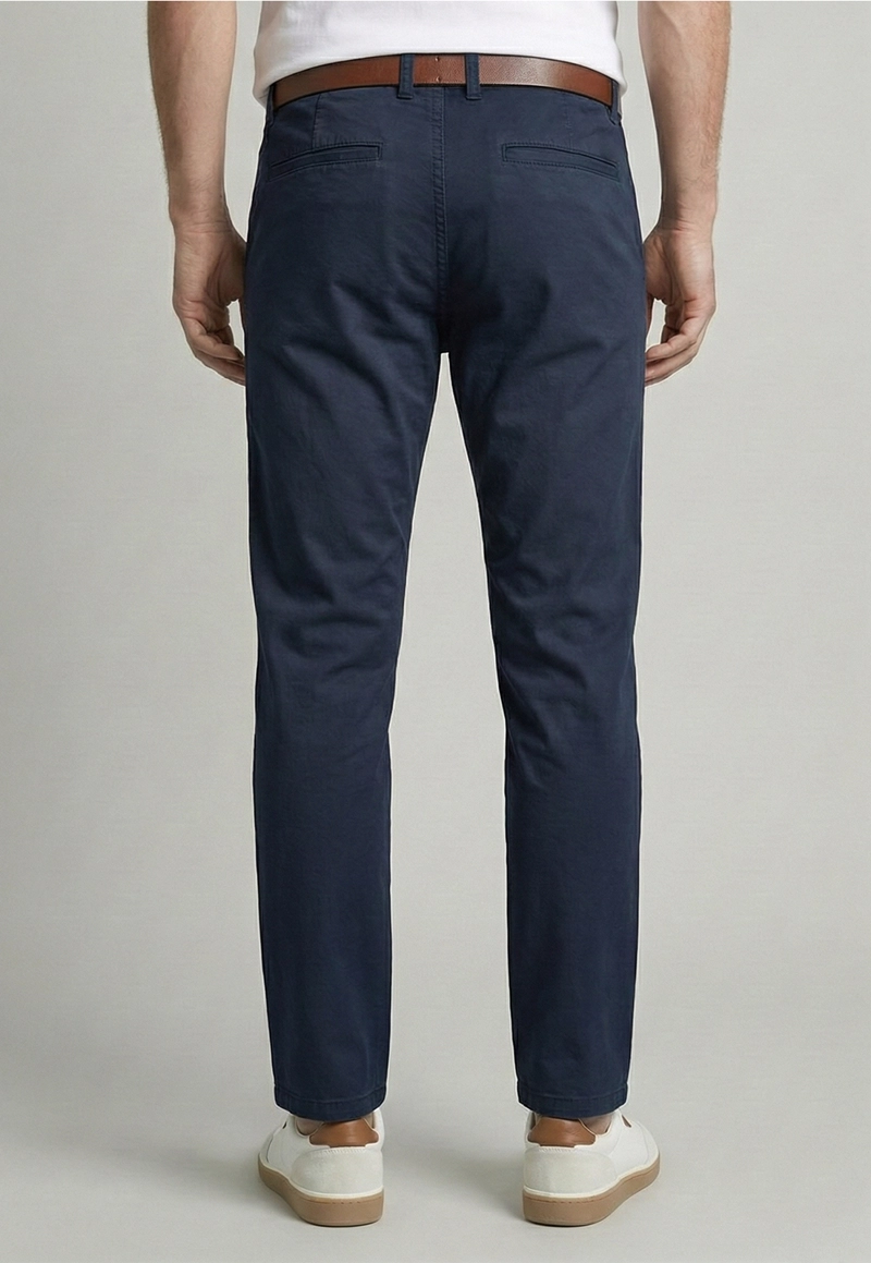PANTALON SLIM TWILL L/33 STEEL - 4