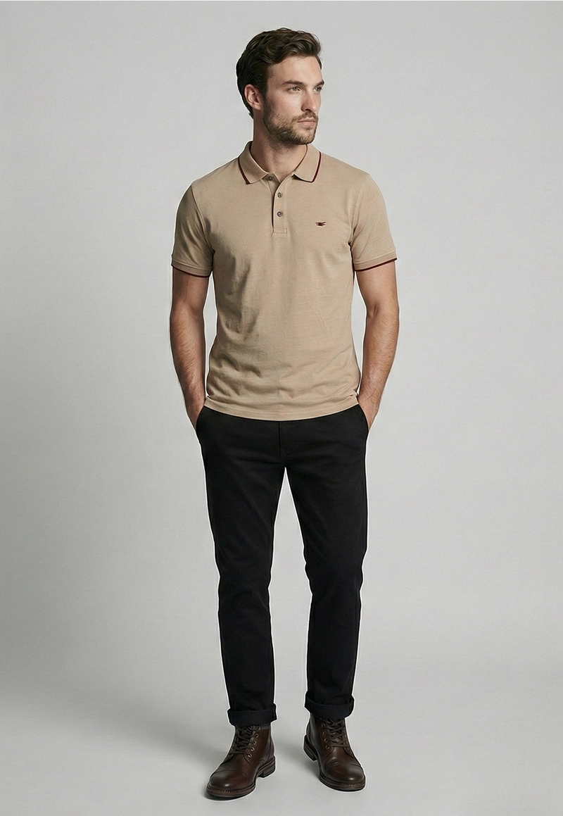 PANTALON SLIM TWILL L/31 BLACK - 2