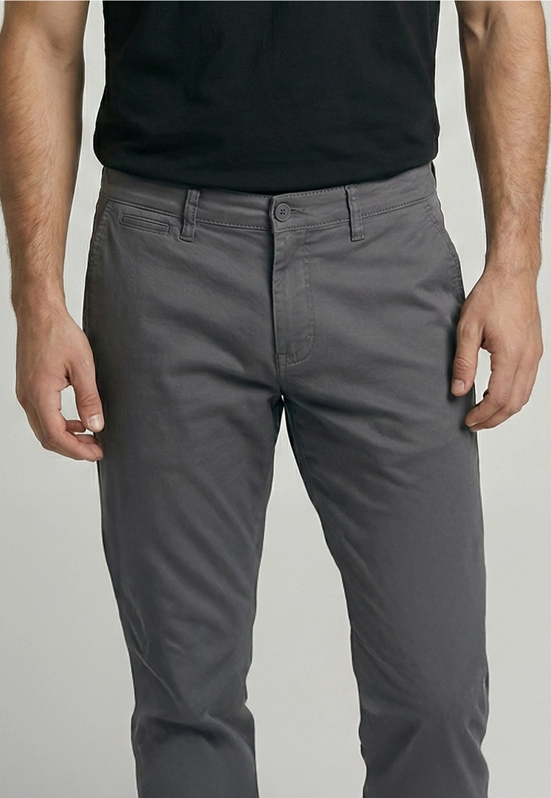 PANTALON TWILL SLIM /33 DK GREY - 3