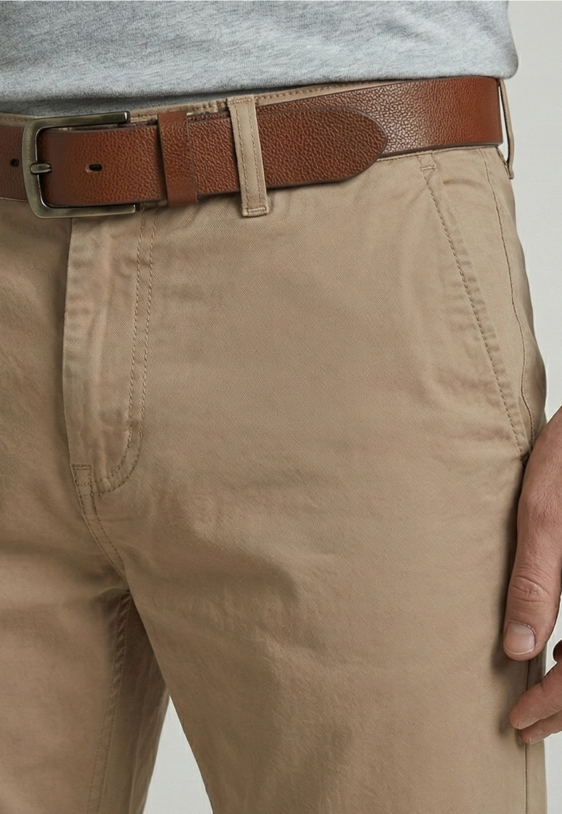 PANTALON SLIM TWILL L/31 KHAKI - 3