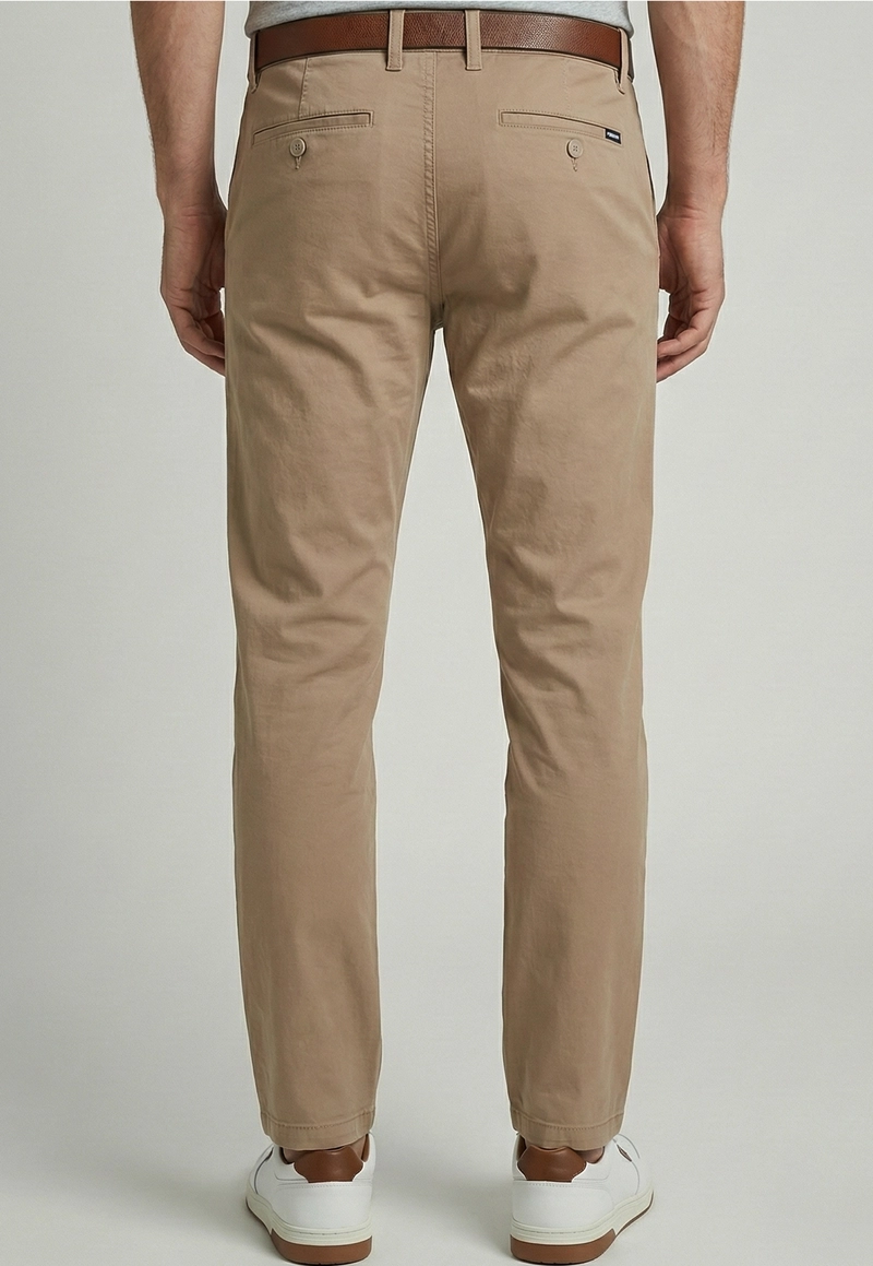 PANTALON SLIM TWILL L/31 KHAKI - 4