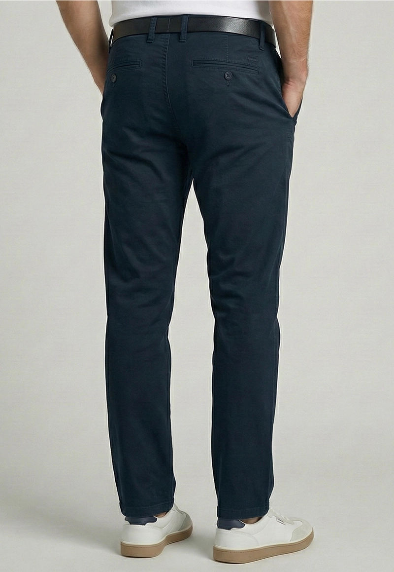 PANTALON SLIM TWILL L/33 NAVY - 4