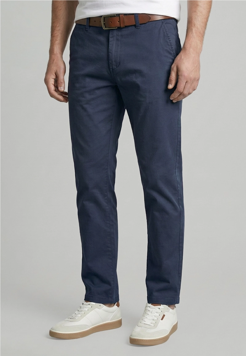 PANTALON SLIM TWILL L/31 STEEL - 1