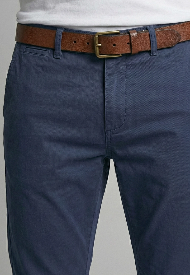 PANTALON SLIM TWILL L/31 STEEL - 3