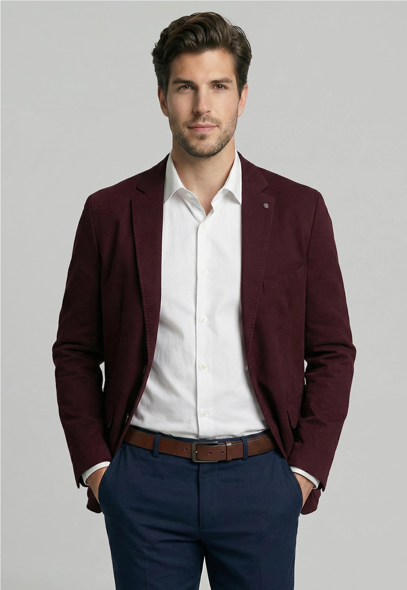 BLAZER STANFORD BURGUNDY - 1
