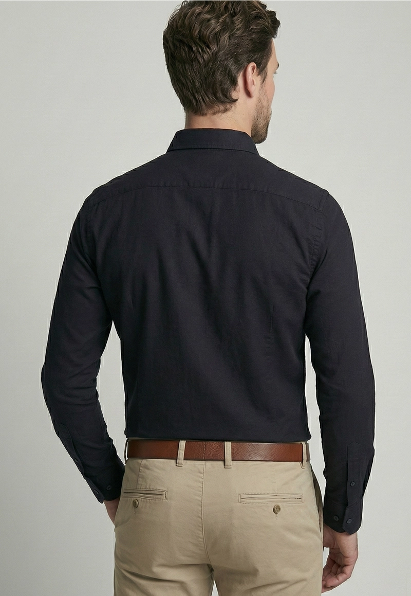 CAMISA SLIM DUBLIN BLACK - 4