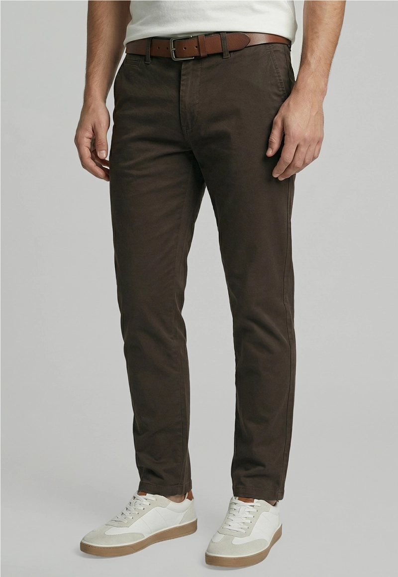 PANTALON TWILL MILITARY WITHOUT PLEATS - 1
