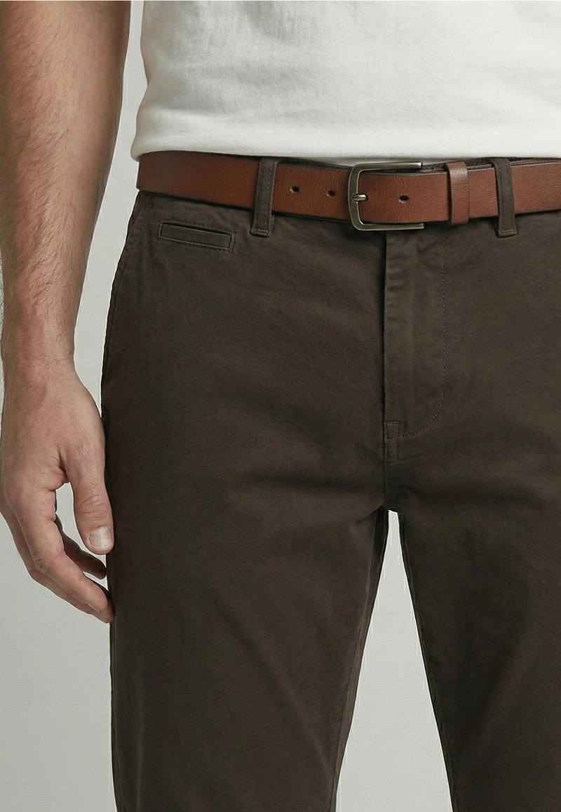 PANTALON TWILL MILITARY WITHOUT PLEATS - 3