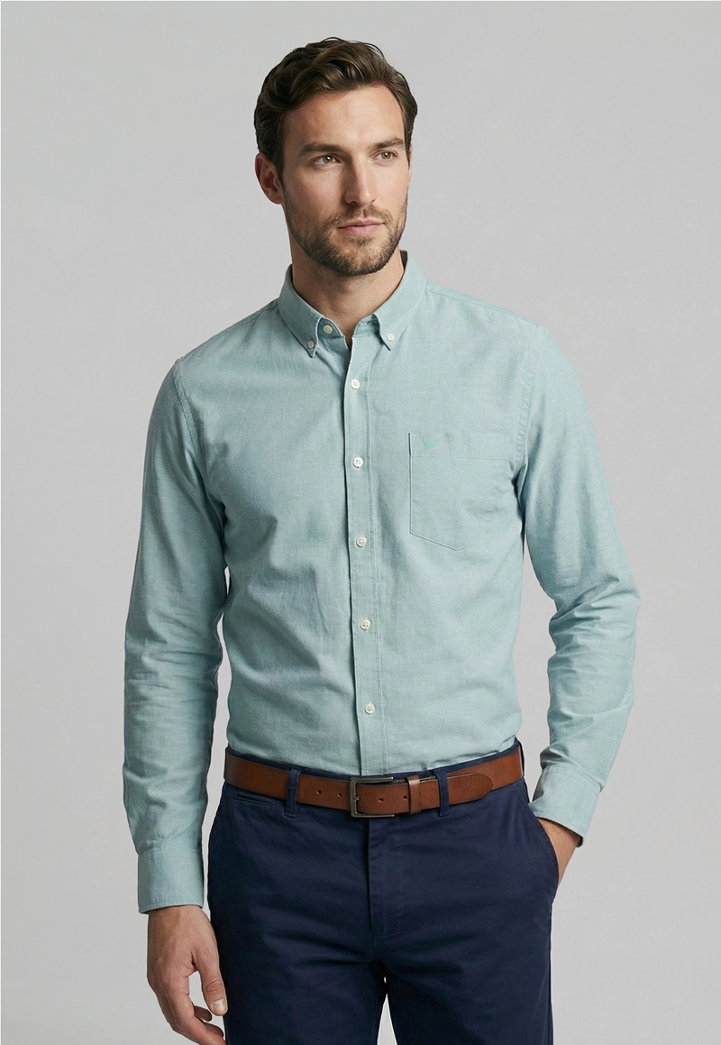 CAMISA OXFORD RIVER SMART CASUAL - 1