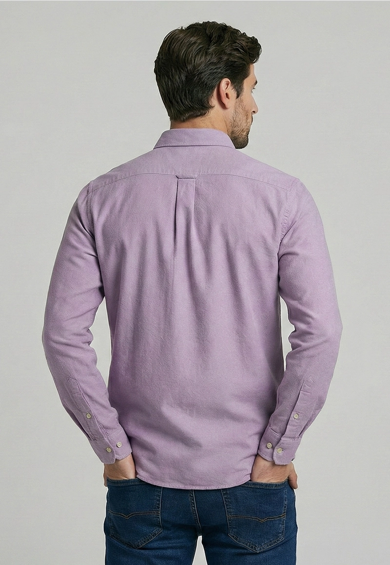 CAMISA OXFORD SPORT VIOLET - 4
