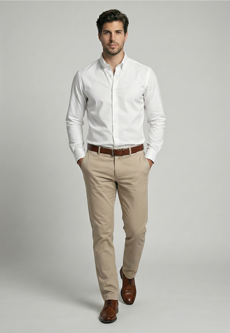 CAMISA SLIM DUBLIN WHITE - 2