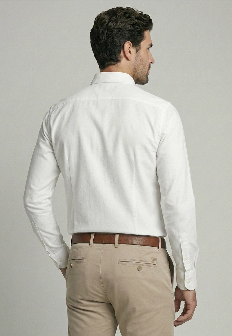 CAMISA SLIM DUBLIN WHITE - 4