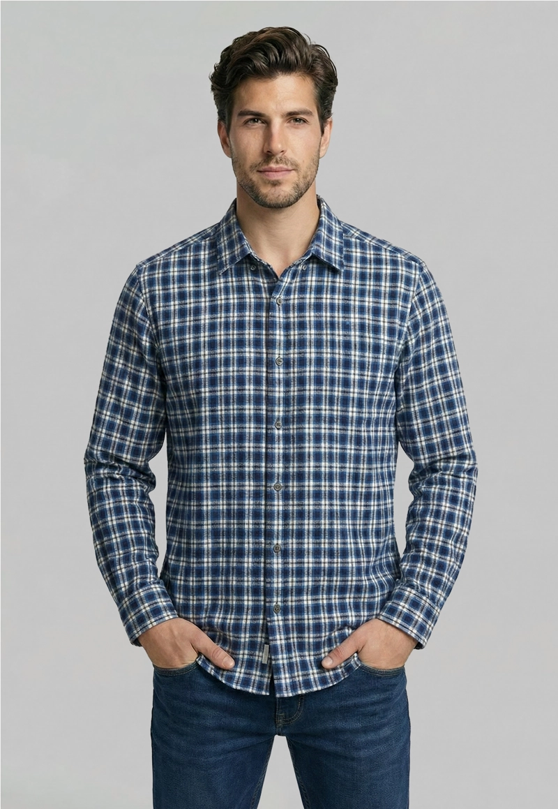 CAMISA OAKLAND BLUE - 1