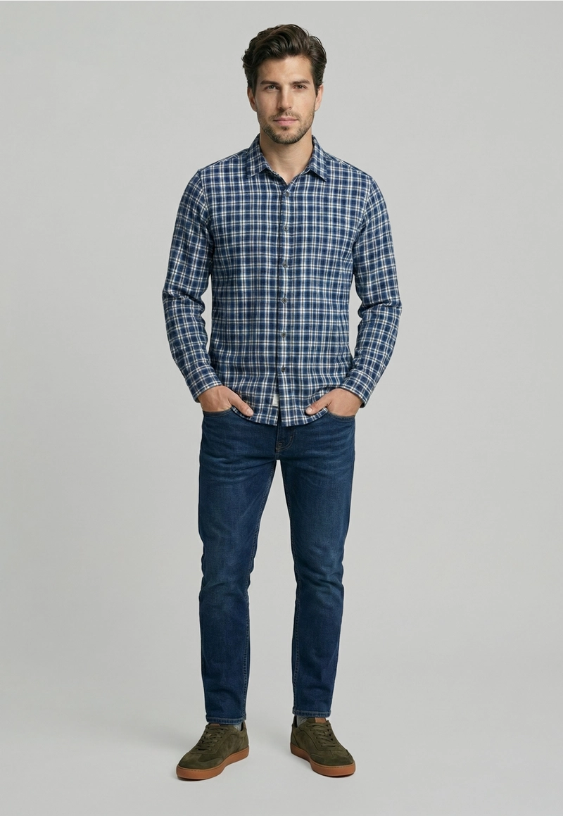 CAMISA OAKLAND BLUE - 2