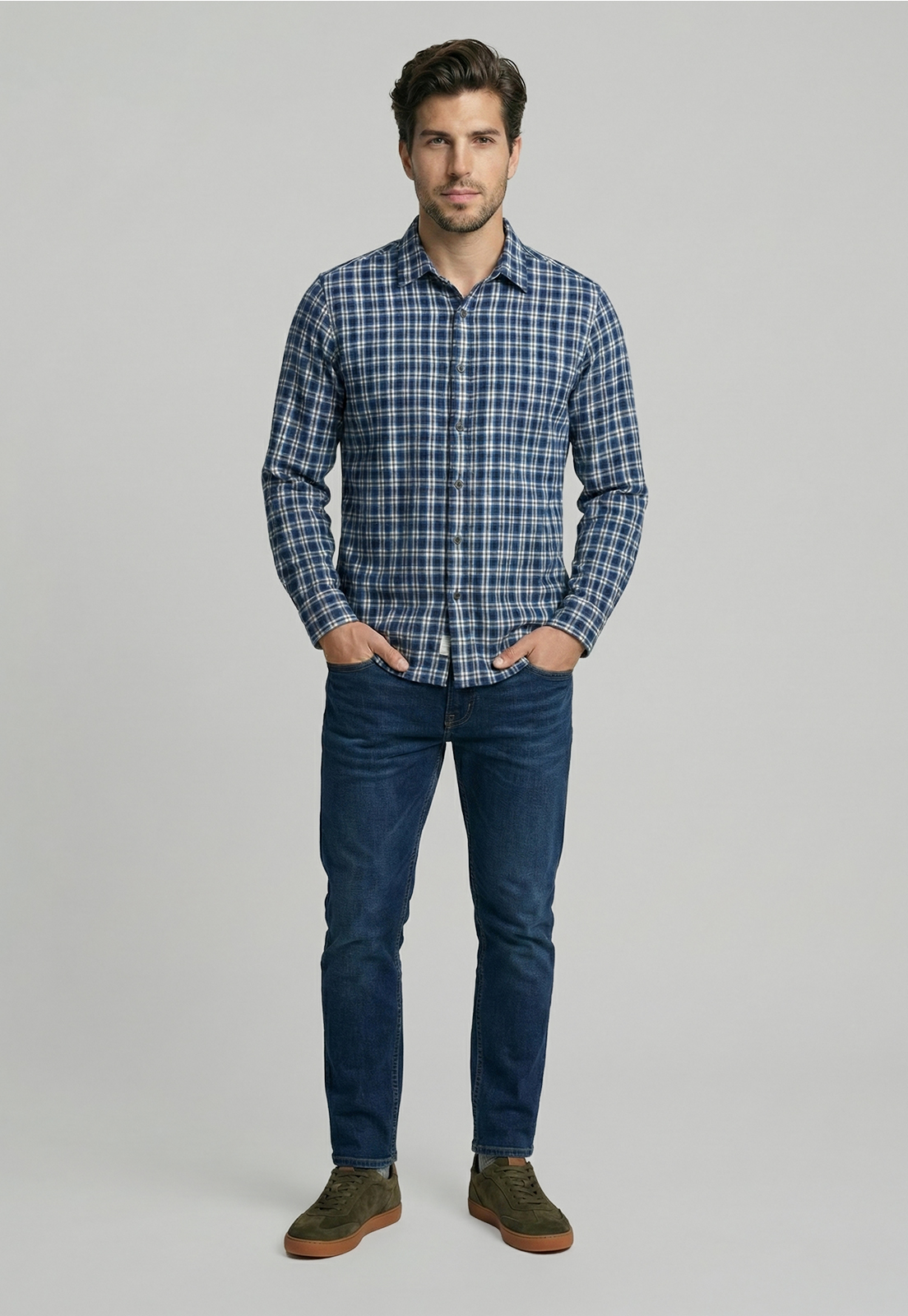 CAMISA OAKLAND BLUE - 2