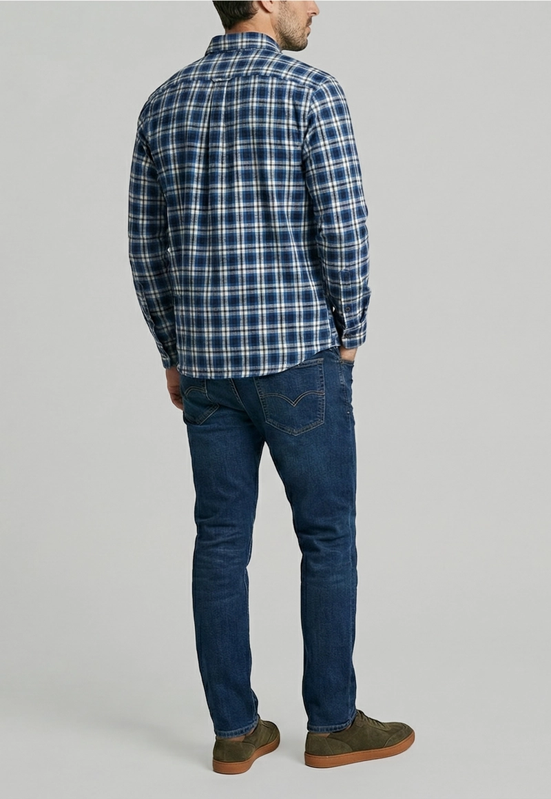 CAMISA OAKLAND BLUE - 4